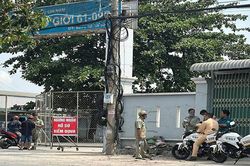 Công an xuất hiện tại một trung tâm đăng kiểm ở Bình Dương