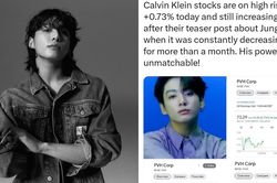 Cổ phiếu Calvin Klein tăng mạnh sau hợp tác với Jungkook BTS