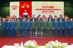 Kỷ niệm 70 năm Ngày truyền thống Bộ đội Pháo cao xạ