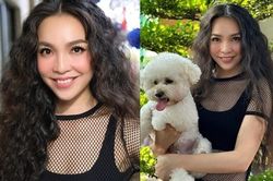 U45 Hiền Thục diện áo lưới khoe eo thon, nhan sắc ngỡ đôi mươi