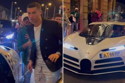 Fan 'trố mắt' trước siêu xe trị giá 256 tỷ đồng của Ronaldo
