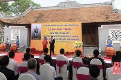 Tổ chức Lễ hội Đền Lê Văn Hưu - Người khởi dựng Quốc sử Việt Nam vào trung tuần tháng 5-2023