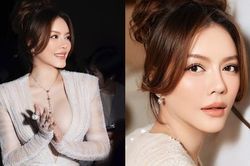 Lý Nhã Kỳ diện váy trắng quyến rũ, đeo trang sức 20 tỉ tham dự show thời trang