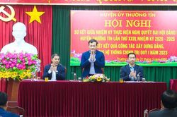 Huyện Thường Tín sơ kết giữa nhiệm kỳ Đại hội Đảng bộ huyện lần thứ XXIV