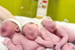 Một sản phụ sinh 3 bé với tổng nặng hơn 7kg