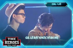 Gil Lê bất ngờ bật khóc vì ba mẹ trên sân khấu