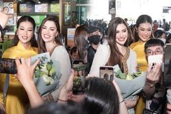 Đương kim Miss Grand International đến Việt Nam: Nhan sắc 'phát sáng' cả góc trời