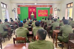 Khai giảng lớp tập huấn, bồi dưỡng nghiệp vụ cho Công an viên