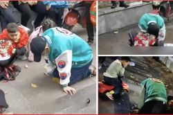 Chàng trai quỳ gối 21 tiếng để cầu xin bạn gái quay lại, phản ứng của dân mạng chỉ 1 chữ: 'Chê'