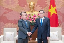 Phó Chủ tịch Thường trực Quốc hội Trần Thanh Mẫn tiếp Tổng Thư ký Thượng viện Vương quốc Campuchia