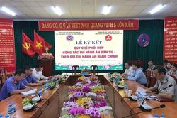 Ký Quy chế phối hợp trong công tác thi hành án dân sự và theo dõi thi hành án hành chính