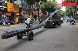 Nhức mắt những phương tiện giao thông 'diễn xiếc' vi phạm trên đường phố Hà Nội
