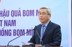 Diện tích đất bị ô nhiễm bom mìn tại Việt Nam còn rất lớn