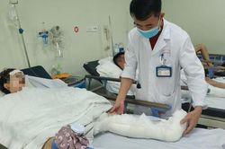 Cập nhật tình hình sức khỏe nạn nhân vụ tai nạn liên hoàn ở Hà Nội