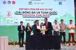 Giải bóng đá U9 toàn quốc Toyota Cup 2023 khởi động