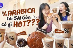 Uống thử 4 vị latte tại quán cà phê Arabica ở TP.HCM