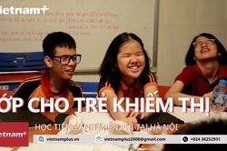 Khám phá lớp tiếng Anh miễn phí cho trẻ khiếm thị tại Hà Nội