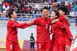 Tuyển nữ Việt Nam thắng 7-1 ở vòng loại Olympic 2024