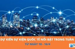 Dự kiến sự kiện quốc tế nổi bật tuần từ ngày 10/4-16/4