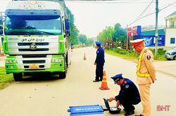 Ngăn chặn nguy cơ tái diễn tình trạng xe quá khổ, quá tải ở Hà Tĩnh