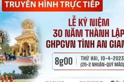 Lễ kỷ niệm 30 năm thành lập Ban Trị sự GHPGVN tỉnh An Giang