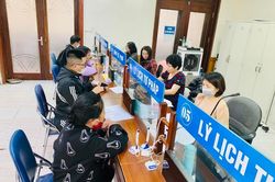 Hà Nội: Giảm tải tình trạng ùn tắc trong tiếp nhận hồ sơ cấp Phiếu LLTP