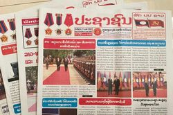 Báo chí Lào đánh giá cao ý nghĩa chuyến thăm của đồng chí Võ Văn Thưởng trên cương vị Chủ tịch nước Việt Nam