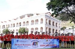 Đội tuyển PV GAS nhanh chóng nhập cuộc Giải chạy bộ online 'Xuân Dầu khí 2023'