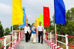 Khánh thành cầu Qua chốt dân quân Phú Lộc