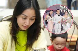 Khánh Thi trông con cho bạn nhảy của Phan Hiển, làm hậu phương vững chắc cho cặp đôi đi thi đấu