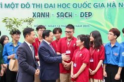 Thủ tướng: Xây dựng Đại học quốc gia Hà Nội thành khu đô thị đại học xanh, ngang tầm khu vực và thế giới