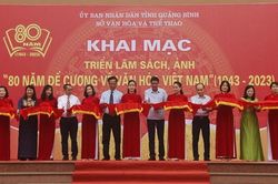 Quảng Bình: Triển lãm ảnh, sách về '80 năm Đề cương về văn hóa Việt Nam'
