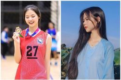 Nhan sắc như thiên thần của 'hot girl bóng chuyền' đi thi Hoa hậu