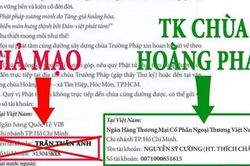 Cảnh báo thủ đoạn giả mạo kêu gọi xây chùa để trục lợi