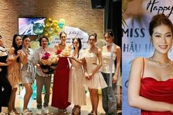 Hoa hậu Thiên Ân đón sinh nhật tuổi 23 ngọt ngào cùng hội chị em Hoa - Á hậu