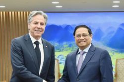 Thủ tướng Phạm Minh Chính tiếp Ngoại trưởng Hoa Kỳ Antony Blinken