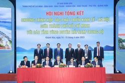 Thành phố Hồ Chí Minh ký hợp tác với các tỉnh vùng Duyên hải Nam Trung Bộ