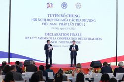 Tuyên bố chung Hội nghị hợp tác giữa các địa phương Việt Nam - Pháp lần thứ 12