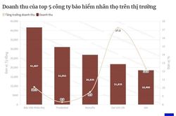 Thị phần 5 'ông lớn' bảo hiểm nhân thọ biến động nhẹ, Prudential giành lại số 2