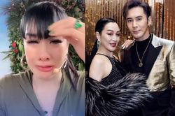 Chung Lệ Đề khóc vì hôn nhân 'vợ già, chồng trẻ' bị ghét bỏ