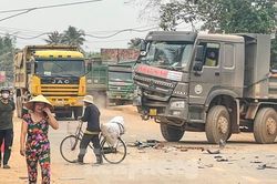 Khiếp sợ 'hung thần' xe ben chở vật liệu xây dựng ở Bình Định