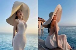 'Thánh nữ Mì Gõ' Ny Saki đi biển khoe dáng đẹp miễn chê