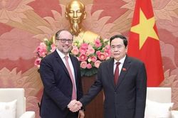 Phó Chủ tịch Thường trực Quốc hội Trần Thanh Mẫn tiếp Bộ trưởng Ngoại giao Áo