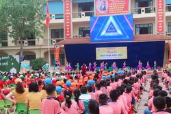 Hơn 1.800 học sinh tham gia Ngày hội dành cho học sinh tiểu học lần thứ Nhất - 'Festival for primary students 2023'.