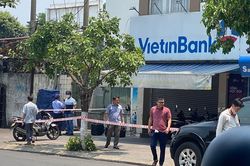 Thanh niên cầm súng cướp ngân hàng Vietinbank