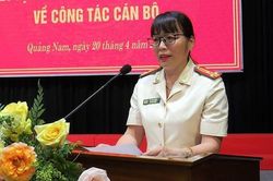 Công an tỉnh Quảng Nam có nữ phó giám đốc đầu tiên