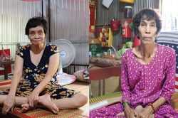 Thương cảm 2 người phụ nữ lớn tuổi, đau bệnh