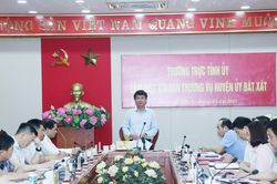Huyện Bát Xát cần bám sát nội dung Nghị quyết số 36-NQ/TU của Ban Thường vụ Tỉnh ủy