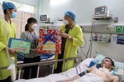 Công an TPHCM: Tiếp sức giúp Đại úy Nguyễn Văn Huy vượt qua bệnh hiểm nghèo