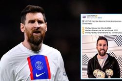 Messi nhận hat-trick danh hiệu của năm 2022
